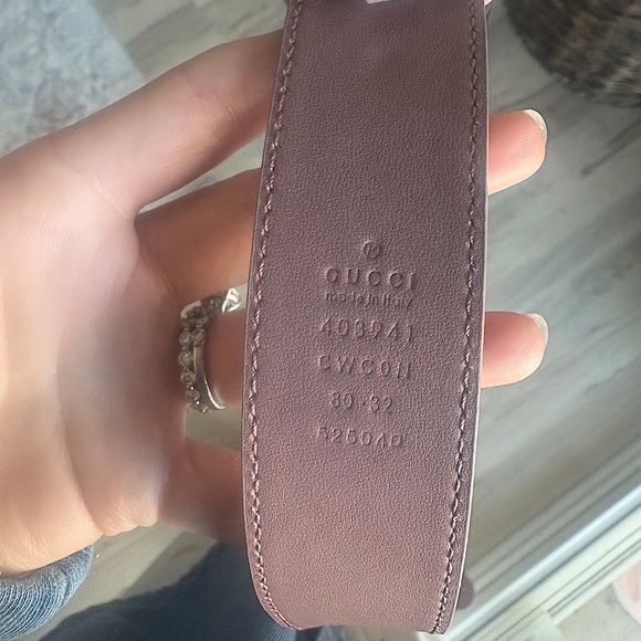 Gucci GG Marmont Belt Dusty Pink